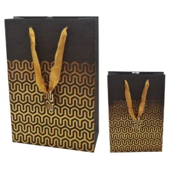 Presentpåse Svart/Guld