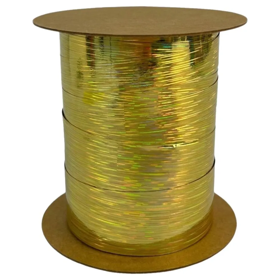 Presentsnöre Holografisk Guld