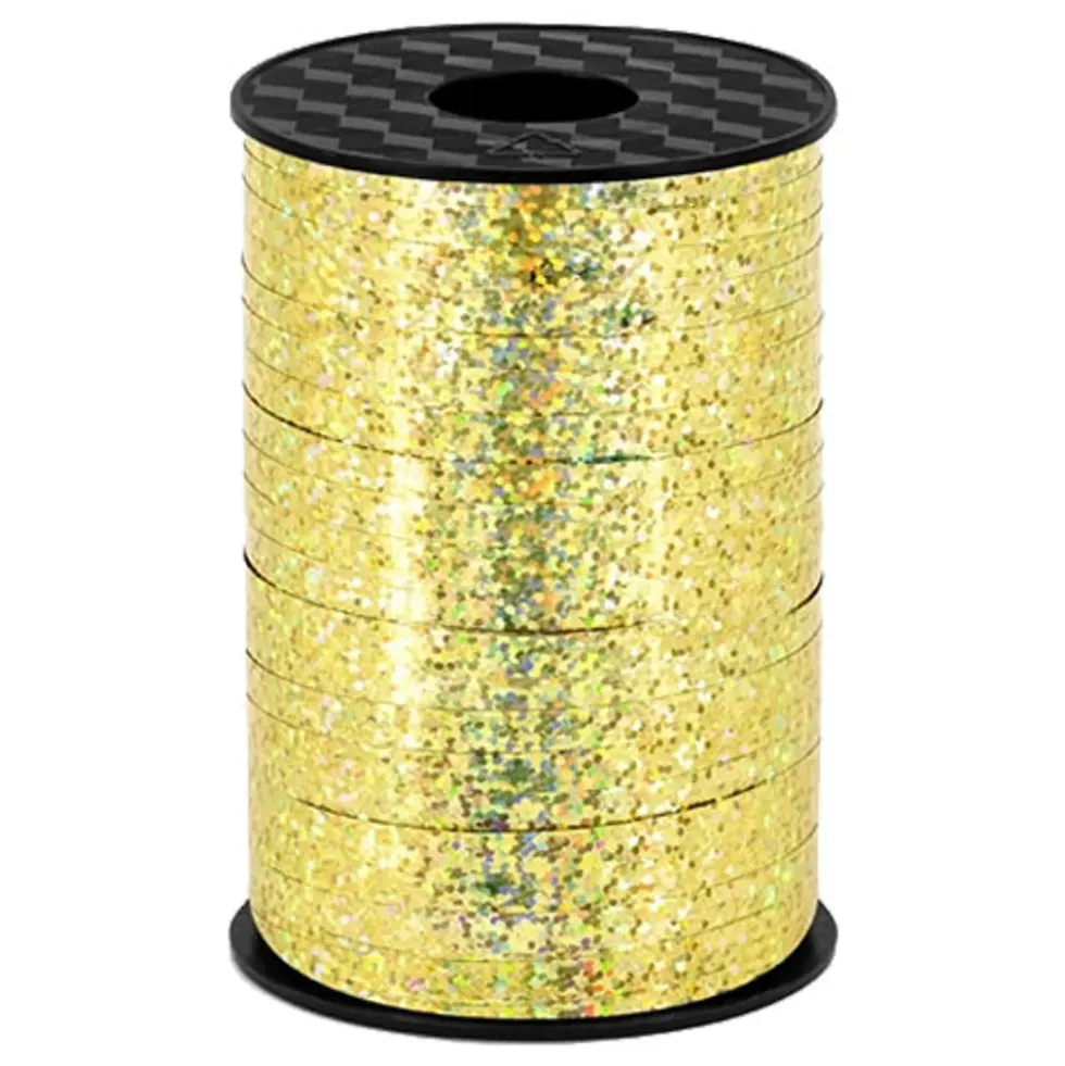 Presentsnöre Holografiskt Guld
