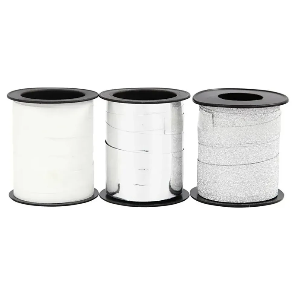 Presentsnören Vit/Silver