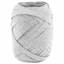 Presentsnöre Silver Glitter