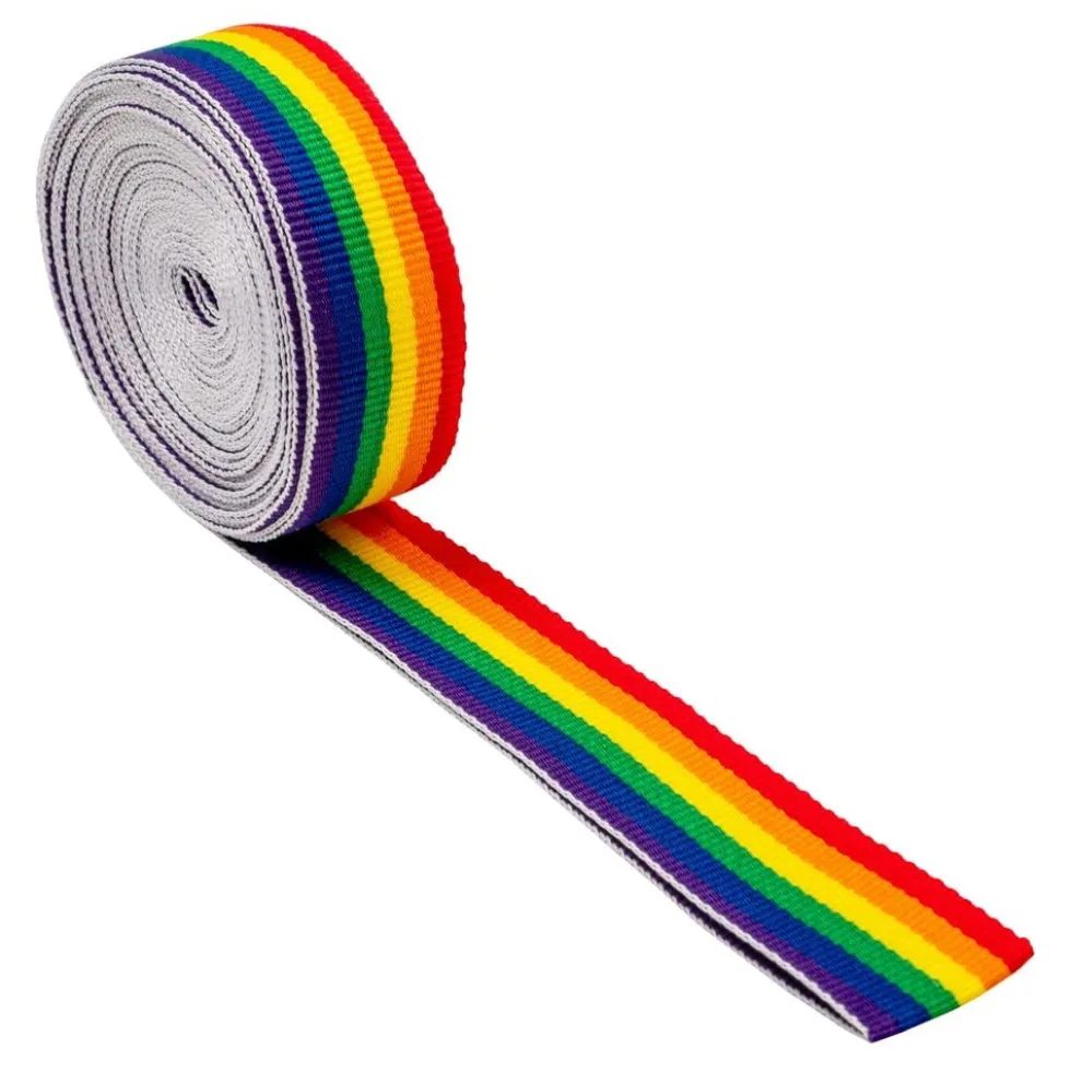 Pridefärgat Textilband