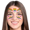 Pride Glitter Självhäftande Smink