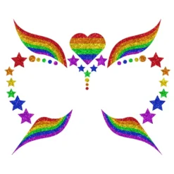 Pride Glitter Självhäftande Smink