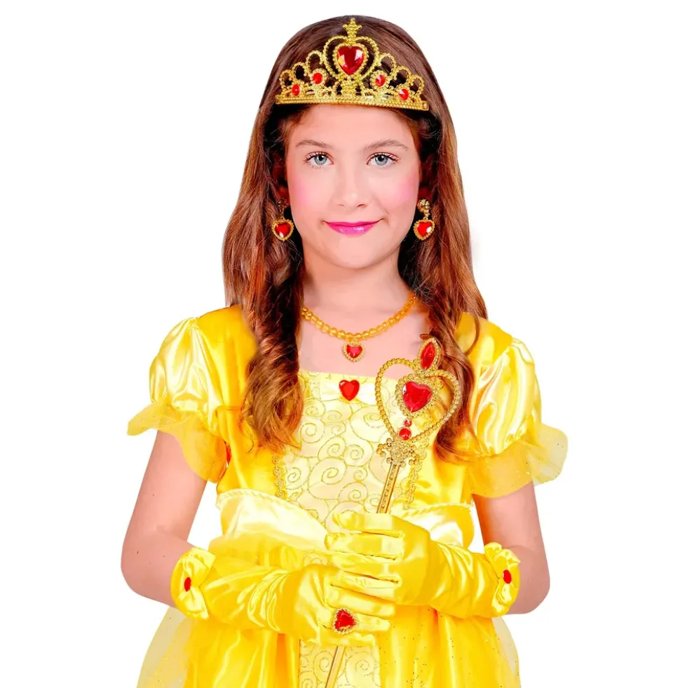 Prinsessa Tillbehörskit Gul för Barn