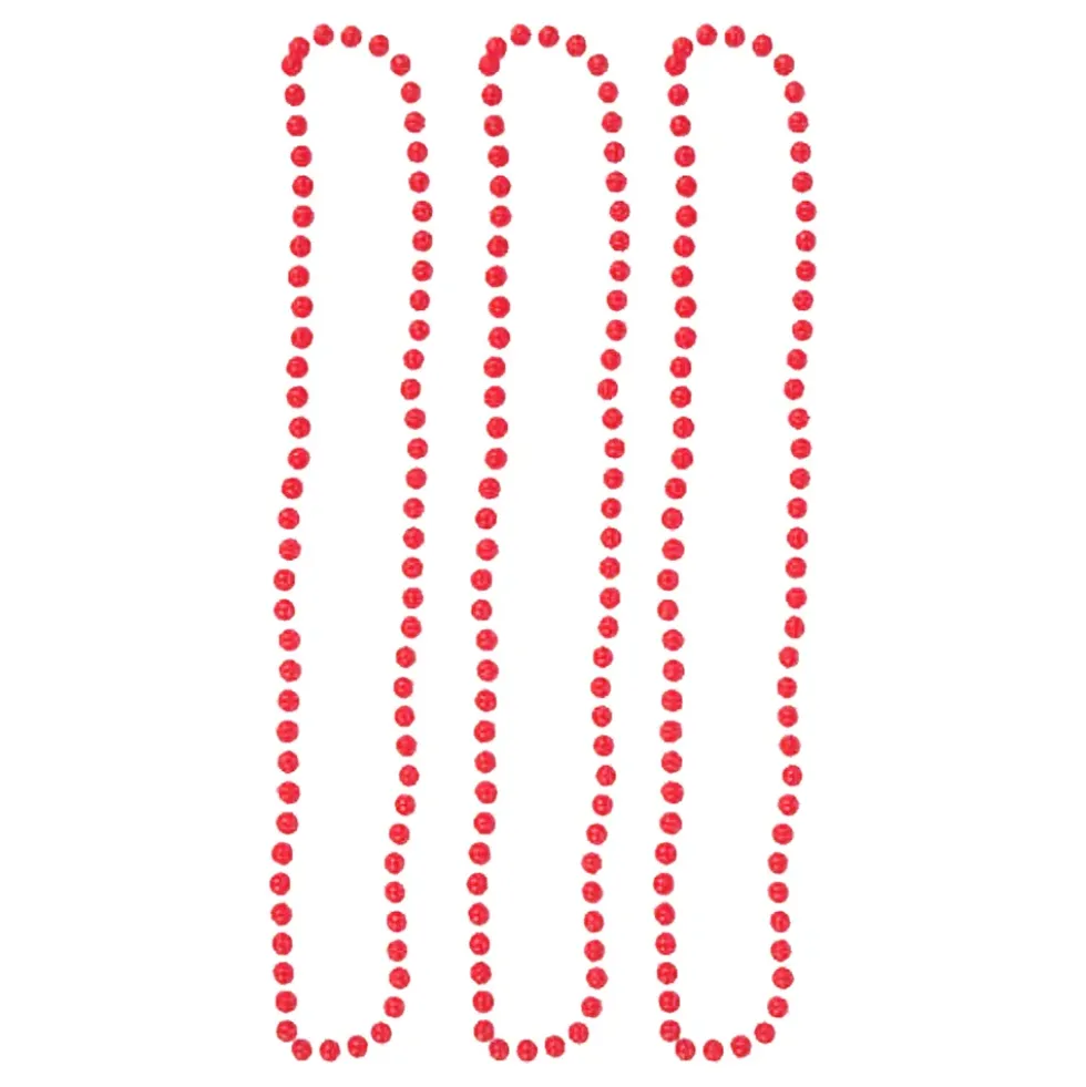 Pärlhalsband Självlysande Rosa