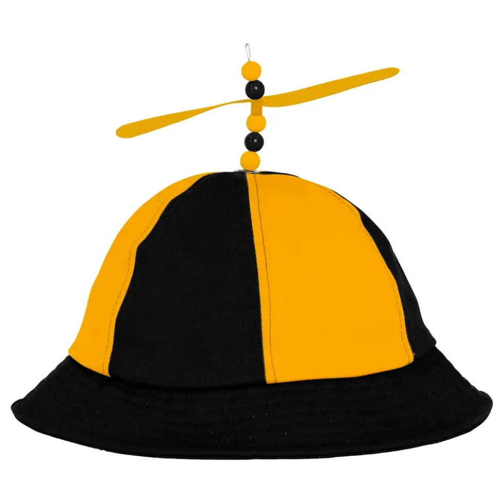 Propellerhatt Svart/Gul