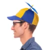 Propellerkeps Blå/Gul