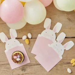 Påskservetter Kanin Eggciting Easter