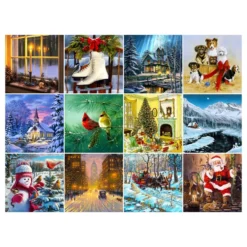 Pussel Christmas Art Collection Adventskalender