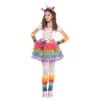 Rainbow Unicorn Barn Maskeraddräkt