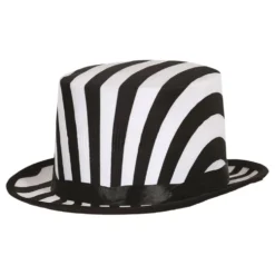 Randig Hög Hatt