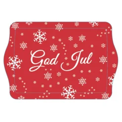Röd Bricka God Jul