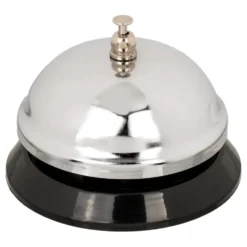 Receptionsklocka Silver