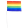 Regnbågsflagga på Pinne