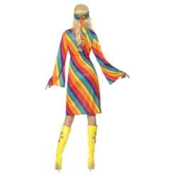 Regnbågs Hippie Maskeraddräkt