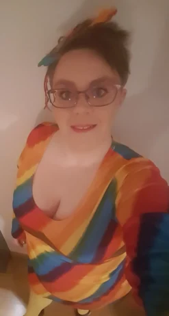 Regnbågs Hippie Maskeraddräkt