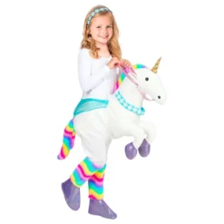 Ridande Unicorn Barn Maskeraddräkt