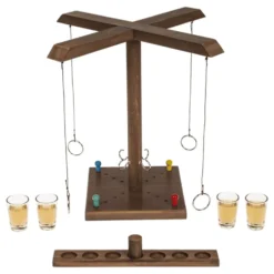 Ring Toss Shotspel i Trä