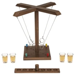 Ring Toss Shotspel i Trä