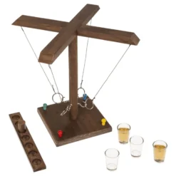 Ring Toss Shotspel i Trä