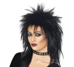 Rockdiva Svart Peruk