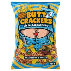 Ronny & Ragge Butt Crackers Chips Kaviar & Knäckemacka