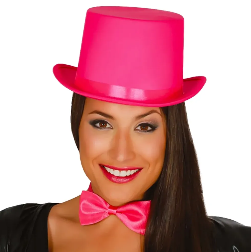 Rosa Hög Hatt Deluxe