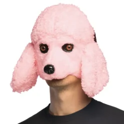 Rosa Pudel Halvmask