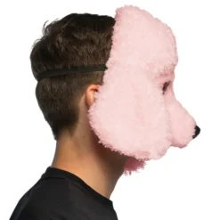 Rosa Pudel Halvmask