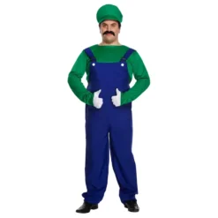 Rörmokare Grön Budget Plus-size Maskeraddräkt