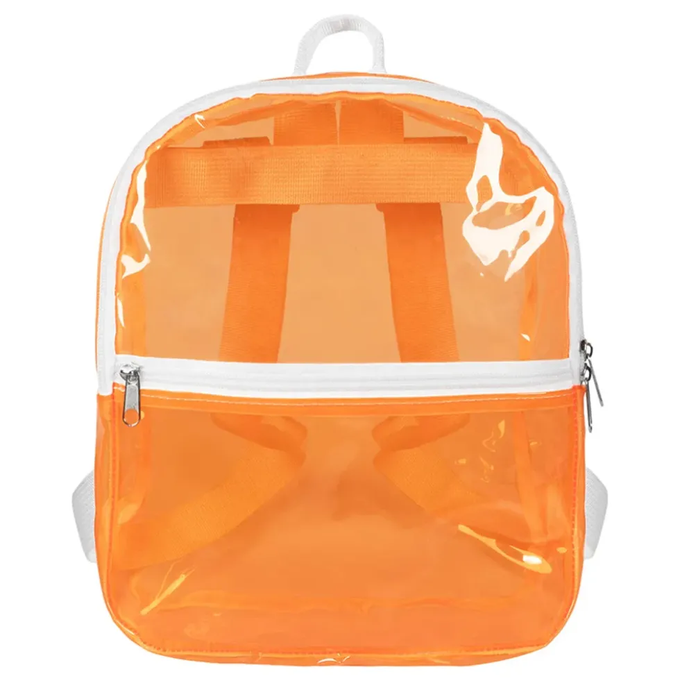 Ryggsäck Transparent Neonorange