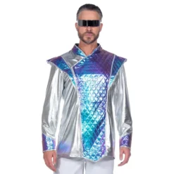 Rymdkille Metallic Maskeraddräkt