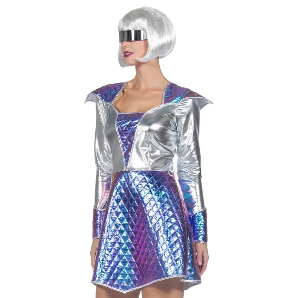 Rymdtjej Metallic Maskeraddräkt