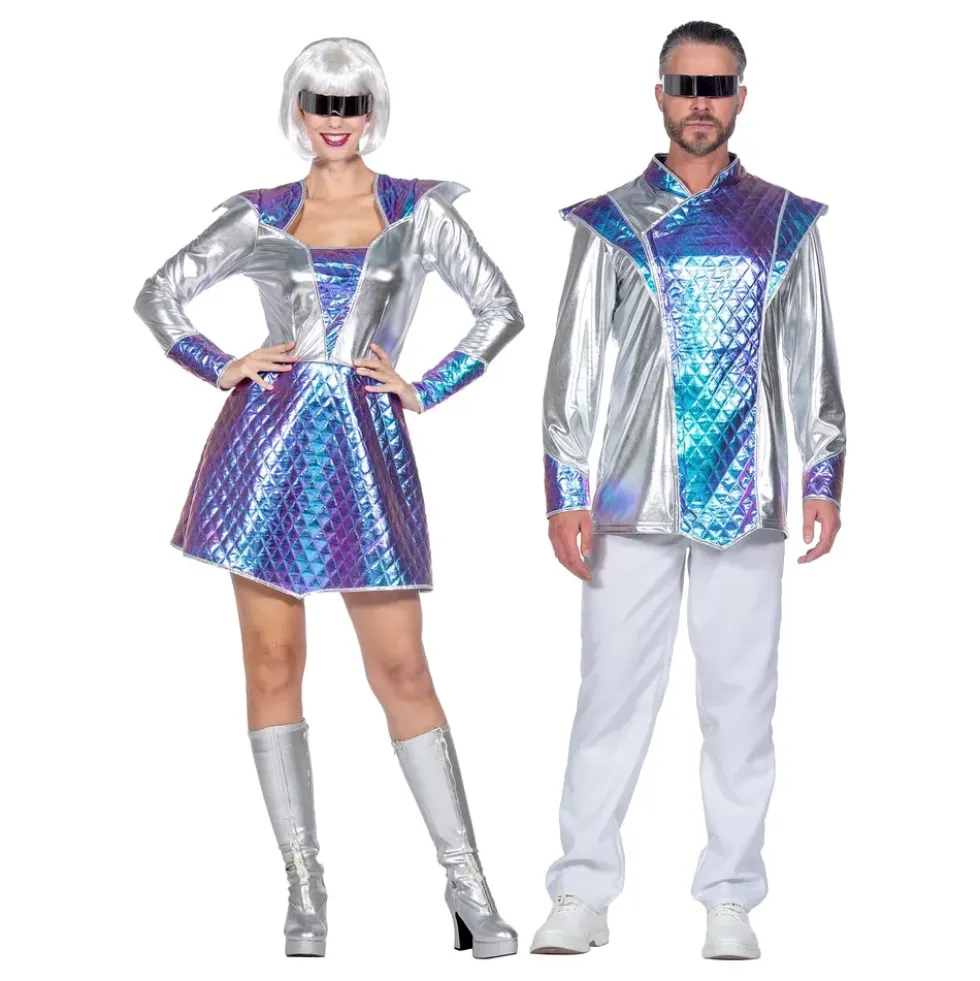 Rymdtjej Metallic Maskeraddräkt