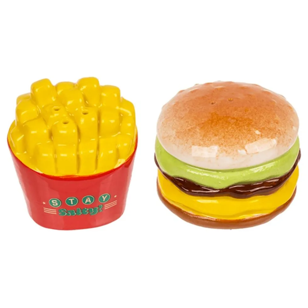 Salt- & Pepparkar Hamburgare & Strips