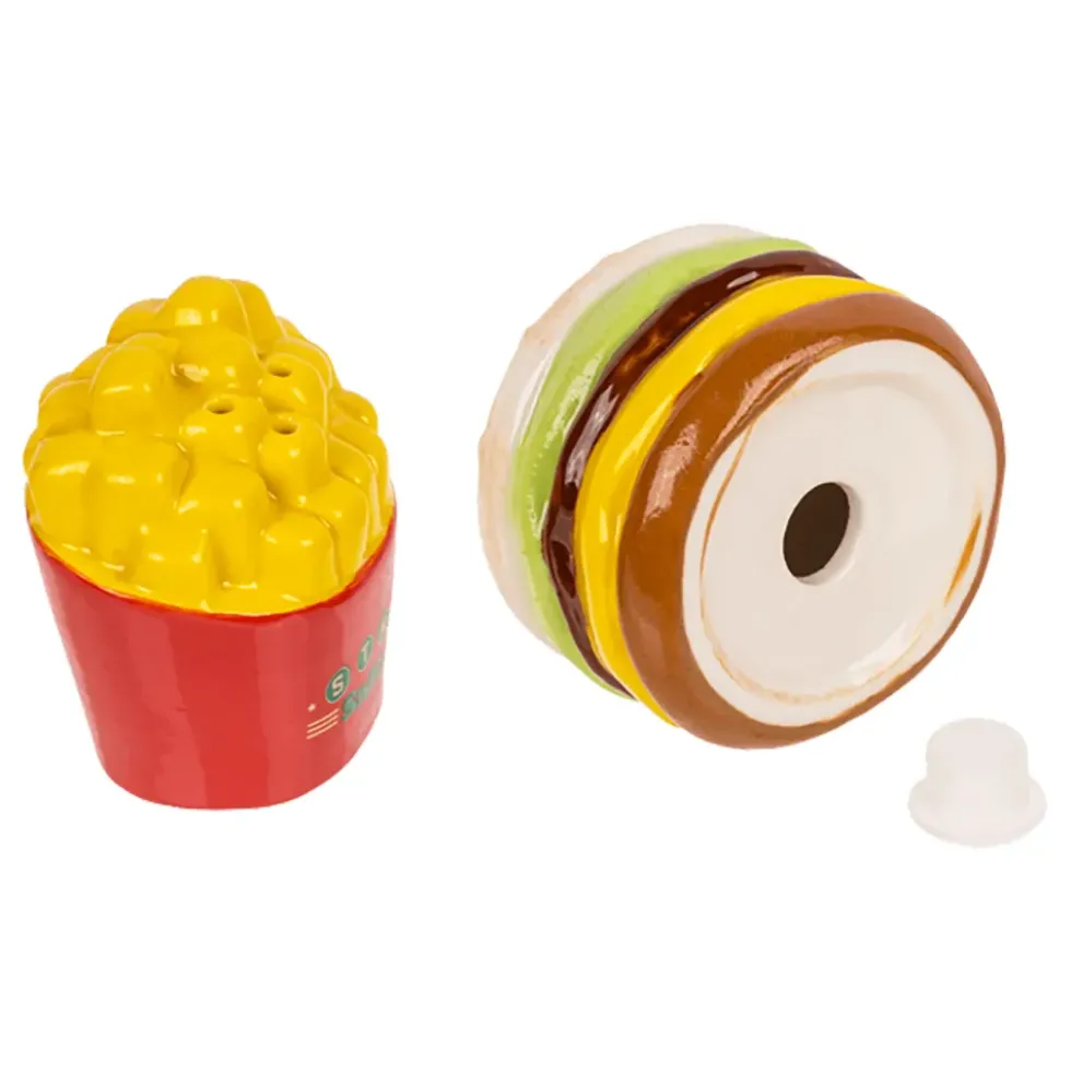 Salt- & Pepparkar Hamburgare & Strips