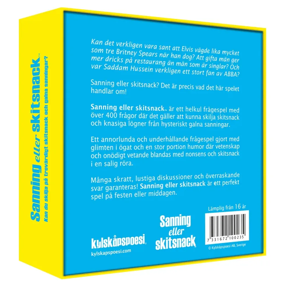 Sanning eller Skitsnack Frågespel