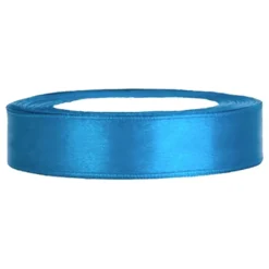 Satinband Blå
