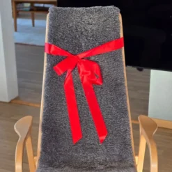 Satinband Rött