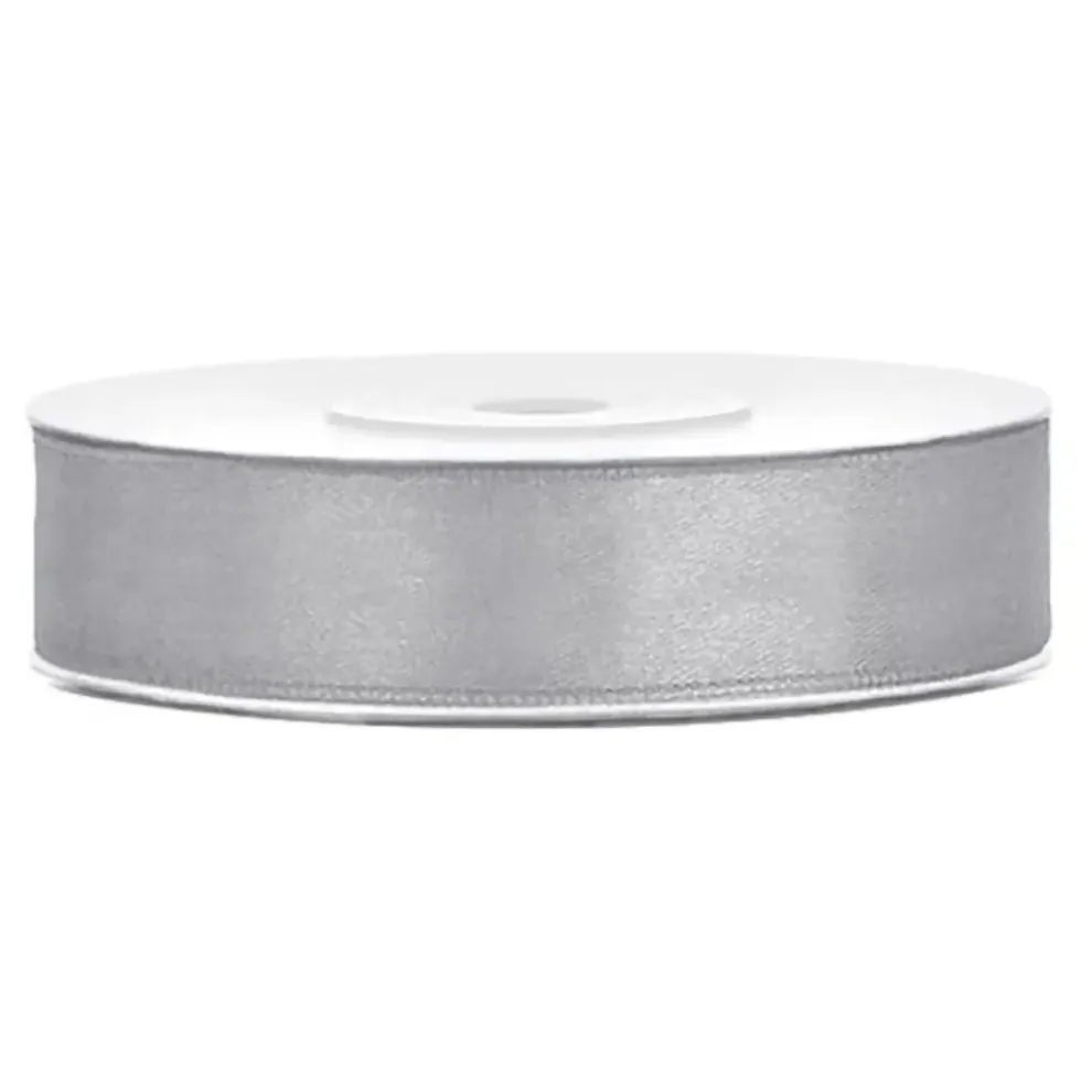 Satinband Silver