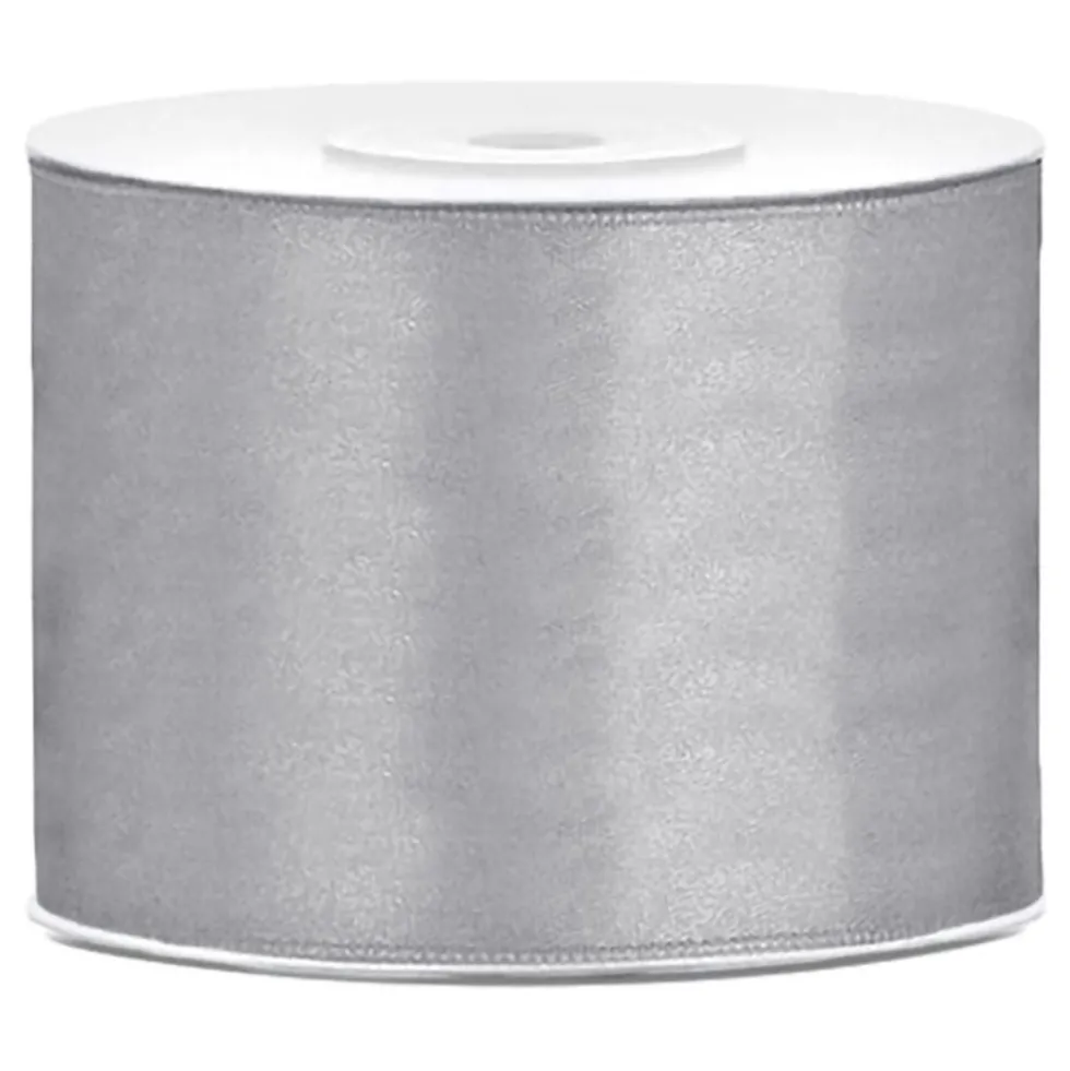 Satinband Silver