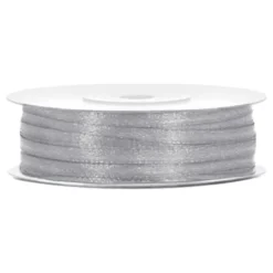 Satinband Silver