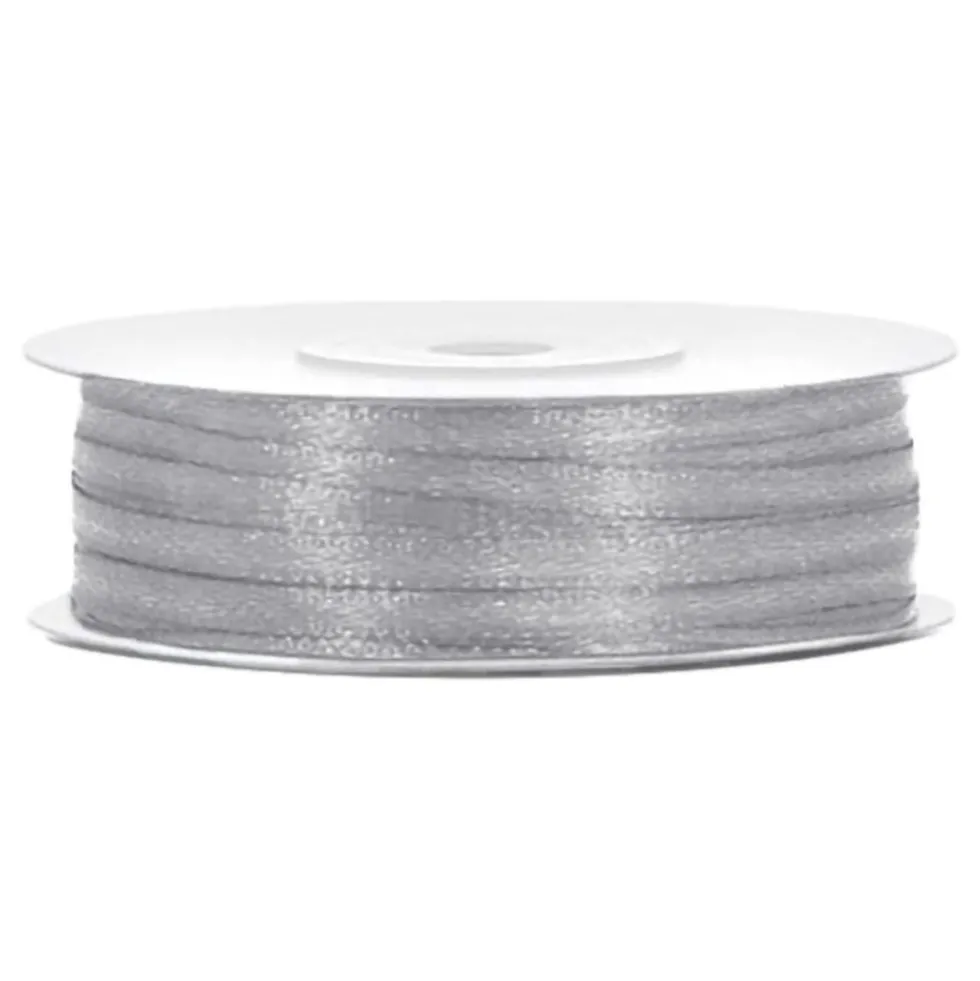 Satinband Silver