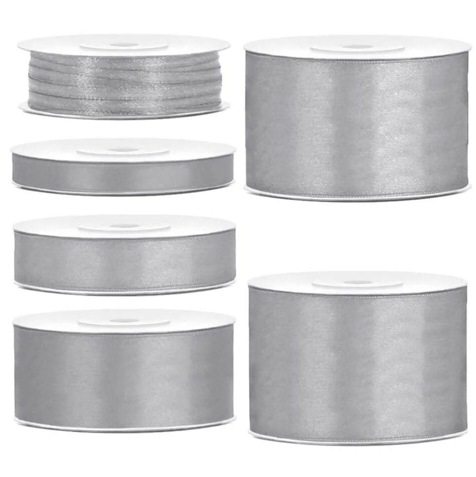 Satinband Silver