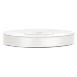 Satinband Vaniljvit