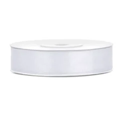 Satinband Vit