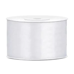Satinband Vit