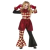 Schackrutig Clown Barn Maskeraddräkt