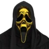 Scream Ghost Face Guld Chrome Mask